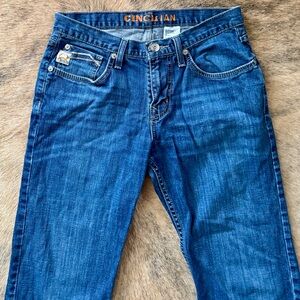 Cinch Men's Straight Jeans in Dark Blue